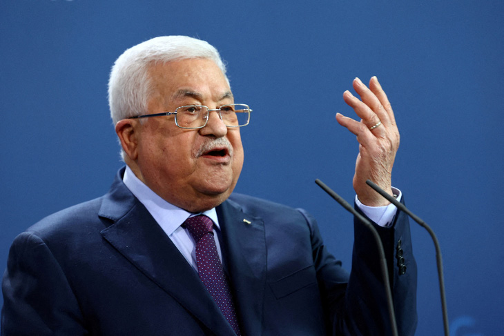 Tổng thống Palestine Mahmoud Abbas - Ảnh: REUTERS