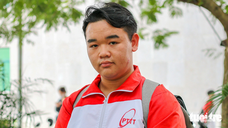 Bùi Hồng Hà, tân sinh viên Học viện Công nghệ bưu chính viễn thông - Ảnh: VŨ TUẤN