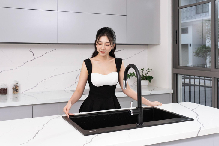 Workstation sink - xu hướng chậu rửa tích hợp phụ kiện - Ảnh 5.