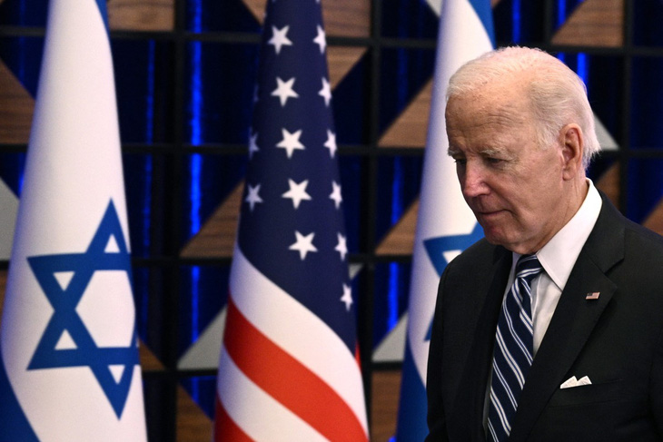 Tổng thống Mỹ Joe Biden đã khuyên được Israel cho phép viện trợ nhân đạo vào Gaza - Ảnh: AFP