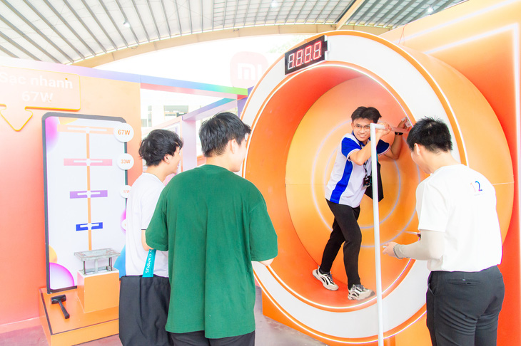 Sự kiện“Xiaomi Campus Tour 2023 - Sống Bật Chất” dành cho sinh viên trường đại học trên toàn quốc. Ảnh: Đ.H
