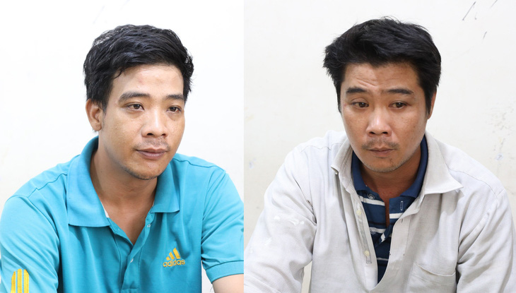 Hai người trong nhóm gây rối trật tự, tấn công công an ở Tây Ninh đã bị bắt giữ - Ảnh: Công an cung cấp