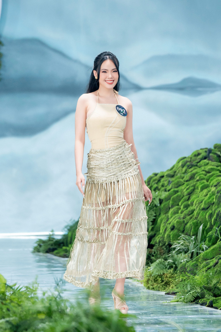 Hương Ngô gây sốt với thông điệp bảo vệ môi trường tại Miss Earth Việt Nam 2023