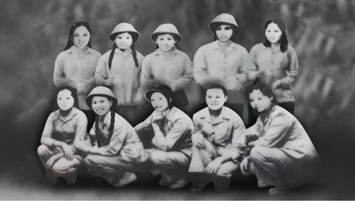 Hình ảnh tư liệu về 10 cô gái hy sinh ở ngã ba Đồng Lộc - Ảnh: BTC 