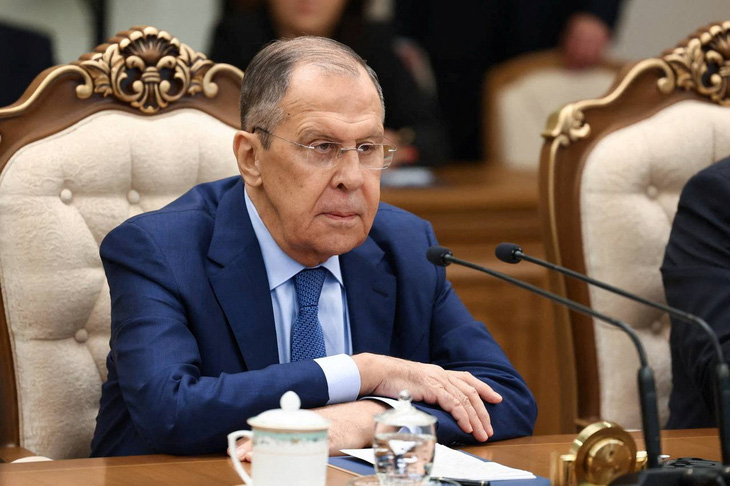 Ngoại trưởng Nga Sergei Lavrov - Ảnh: REUTERS
