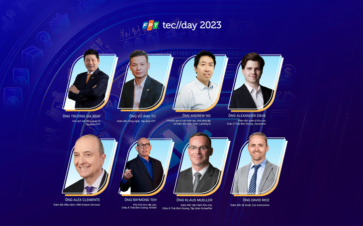 FPT Techday 2023 có sự tham gia của nhiều lãnh đạo tên tuổi và nhiều chuyên gia công nghệ hàng đầu thế giới