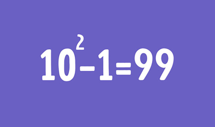 Câu đố hack não: Làm thế nào để 102 - 1 = 99? - Ảnh 1.