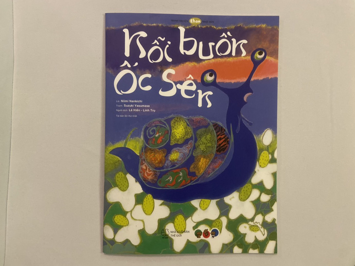 Cuốn tranh truyện Nỗi buồn ốc sên đã được xuất bản tại Việt Nam - Ảnh: T.ĐIỂU