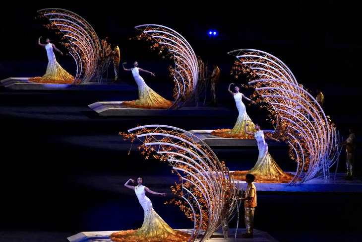 Tiết mục biểu diễn trong lễ khai mạc Asian Para Games 4 - Ảnh: Asian Para Games 4