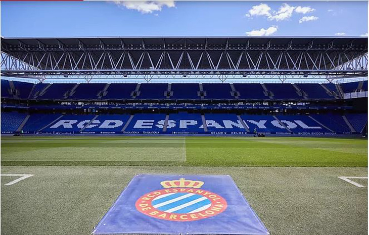 Sân Stage Front nơi diễn ra trận đấu giữa Leganés với Espanyol - Ảnh: Marca