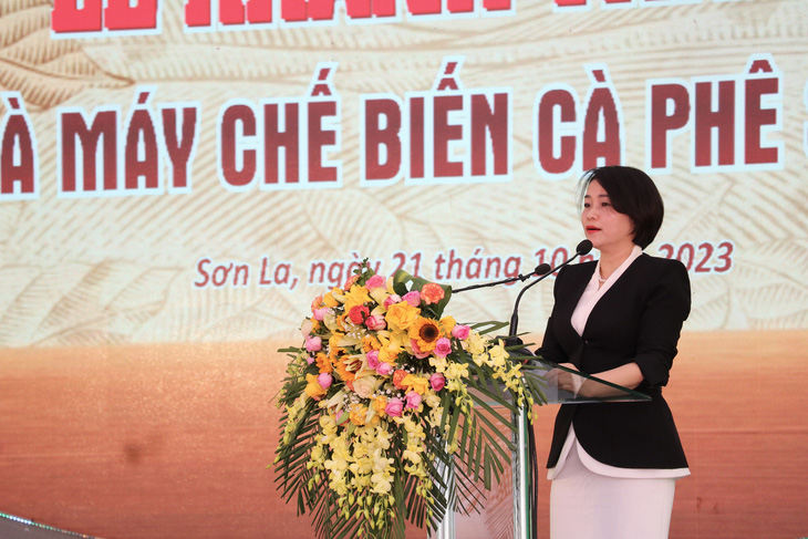 Đại diện WinCommerce cho biết chuỗi bán lẻ cam kết đồng hành cùng tỉnh Sơn La phát triển sản phẩm cà phê Sơn La vào hệ thống.
