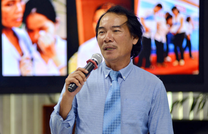 Ông Lê Quốc Phong trong một sự kiện tổ chức giải golf gây quỹ Tiếp sức đến trường  - Ảnh: Duyên Phan