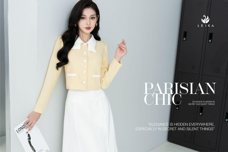 Phong cách ‘Parisian Chic’ - điểm nhấn Thu Đông 2023 của thời trang LEIKA - Ảnh 1.