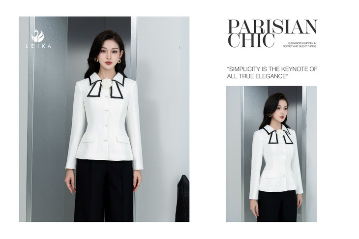 Phong cách ‘Parisian Chic’ - điểm nhấn Thu Đông 2023 của thời trang LEIKA - Ảnh 3.