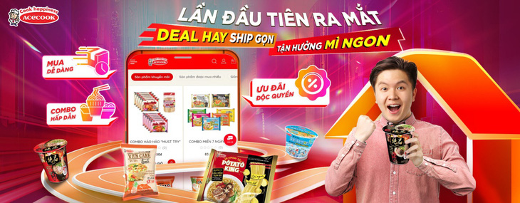 Acecook Việt Nam ra mắt trang web bán hàng thương mại điện tử (E.C SITE) - Ảnh 1.