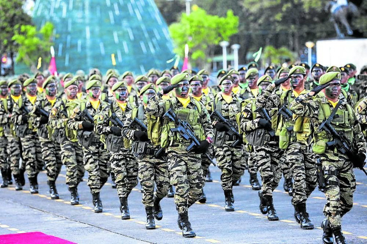 Quân nhân Philippines không được dùng ứng dụng AI để tạo ảnh chân dung - Ảnh: ANN