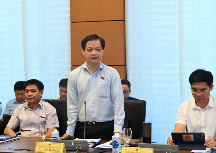 Đại biểu Nguyễn Hải Nam - ủy viên thường trực Ủy ban Kinh tế - Ảnh: Quochoi.vn