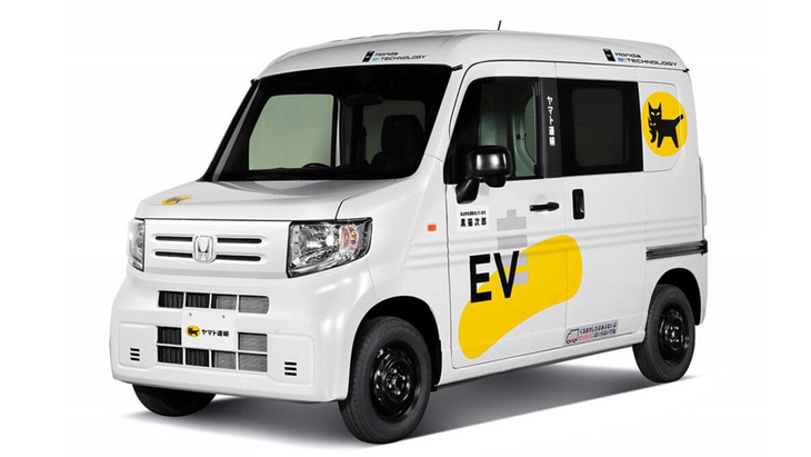 Giống như Honda N-Van e, mẫu concept MEV-Van được trang bị hệ truyền động hoàn toàn bằng điện. Tuy nhiên, thay vì lắp pin cố định, MEV-Van sử dụng bộ pin có thể tháo ra khỏi xe để sạc - Ảnh: Honda