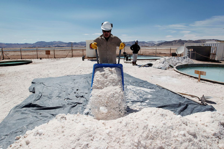 Khai thác lithium tại tỉnh Salta, Argentina - Ảnh: REUTERS