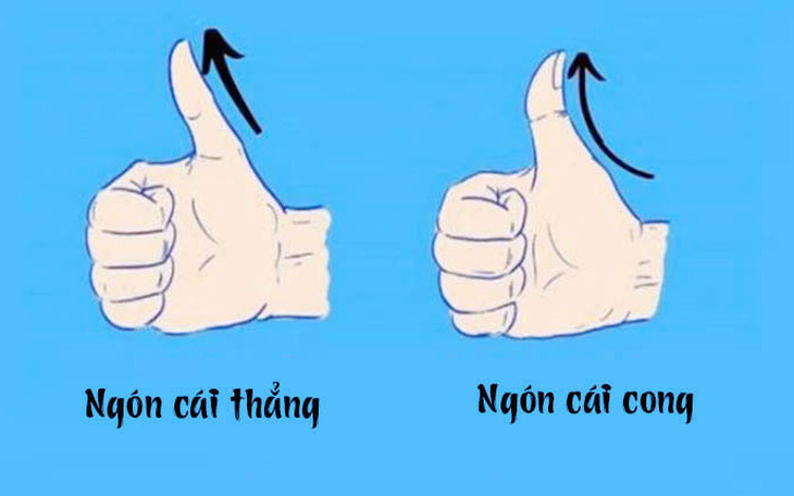 Ngón tay cái nói gì về bạn?