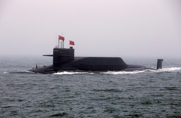 Tàu ngầm hạt nhân Long March 11 của hải quân Trung Quốc - Ảnh: REUTERS