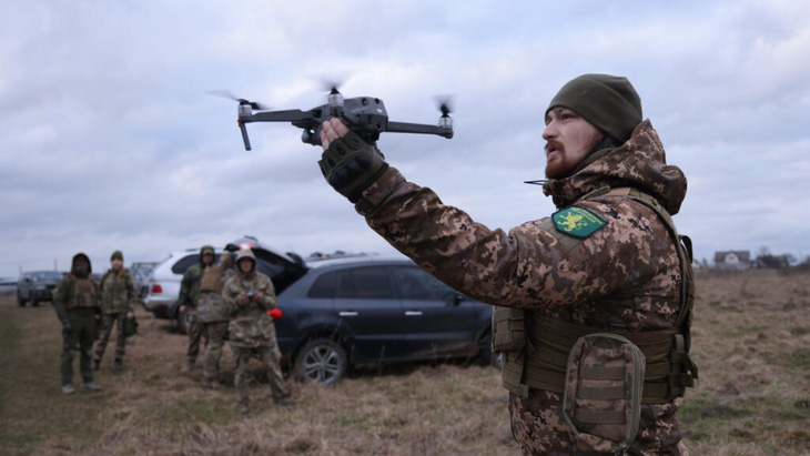 Ukraine đã tự sản xuất được máy bay không người lái - Ảnh: BREAKING DEFENSE