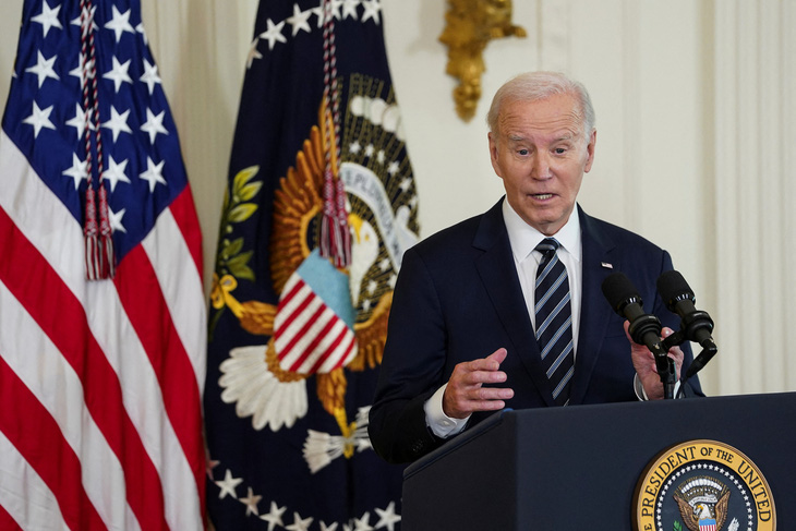 Tổng thống Mỹ Joe Biden - Ảnh: REUTERS