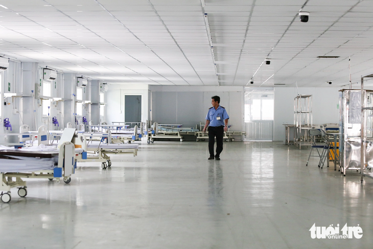 Bệnh viện dã chiến số 13 (huyện Bình Chánh, TP.HCM) - Ảnh: PHƯƠNG QUYÊN