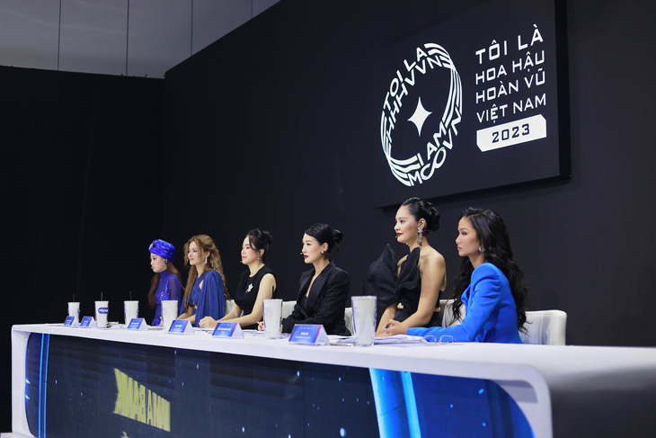 Ban giám khảo vòng sơ loại của Hoa hậu Hoàn vũ Việt Nam 2023 - Ảnh: BTC