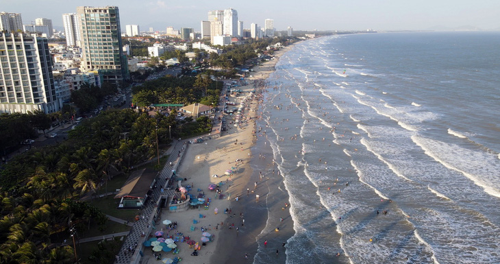 Bãi Sau, TP Vũng Tàu - nơi diễn ra nhiều sự kiện của Tuần lễ du lịch Bà Rịa - Vũng Tàu 2023 - Ảnh: Đ.H