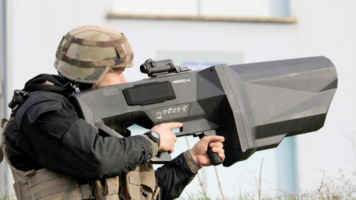 Súng gây nhiễu NEROD F5 của Pháp - Ảnh: Bộ Quốc phòng Pháp