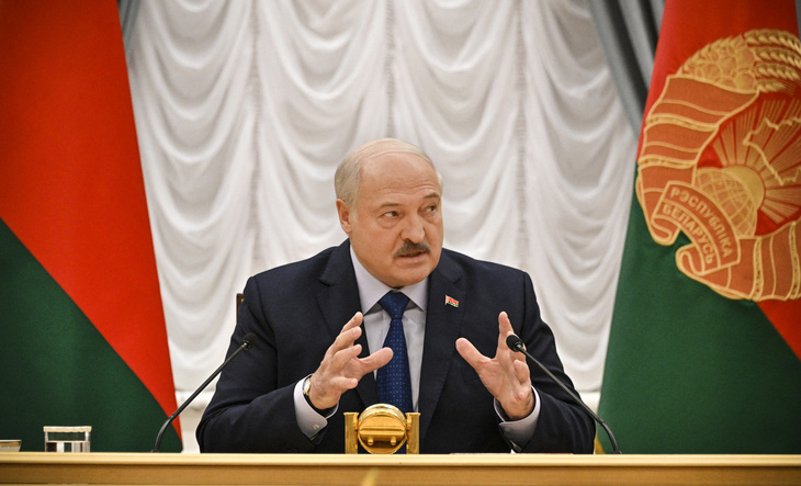 Tổng thống Belarus Alexander Lukashenko - Ảnh: AFP