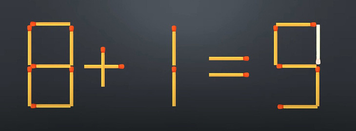 Thử tài IQ: Di chuyển một que diêm để 3x3=9-6 thành phép tính đúng - Ảnh 1.