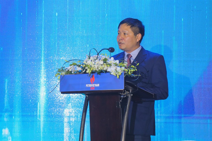 Tổng giám đốc BSR Bùi Ngọc Dương phát biểu tại buổi lễ