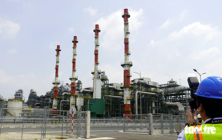 Một góc của tổ hợp hóa dầu Long Sơn, TP Vũng Tàu - Ảnh: ĐÔNG HÀ