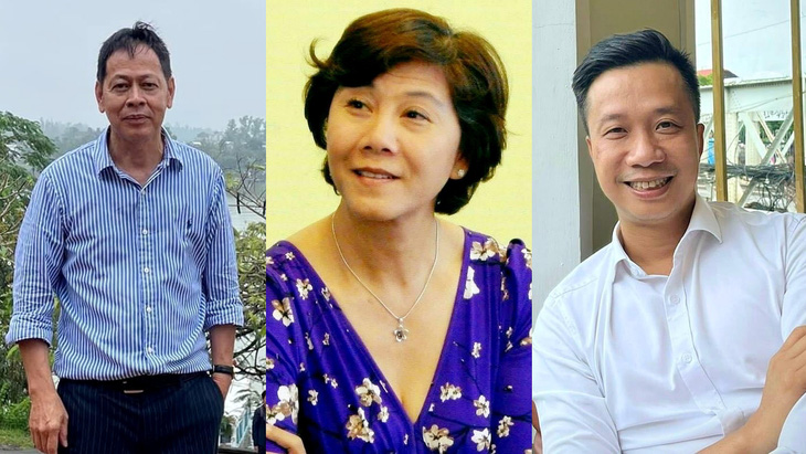 Từ trái qua: nhà nghiên cứu Nguyễn Đức Hiệp, TS Nguyễn Thị Hậu và KTS Nguyễn Trương Quý - Ảnh: NVCC