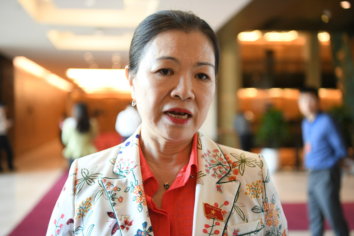 Phó chủ tịch Ủy ban Trung ương Mặt trận Tổ quốc Việt Nam Trương Thị Ngọc Ánh - Ảnh: GIA HÂN