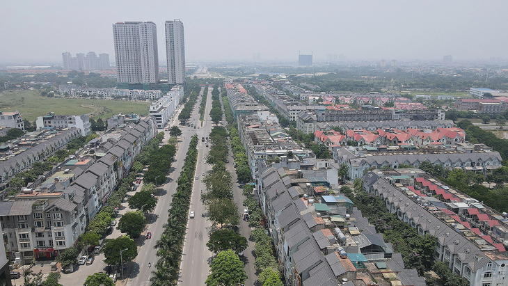 Hệ thống hạ tầng giao thông, công viên cây xanh, trường học, bệnh viện, siêu thị đồng bộ của các dự án đô thị tây Hà Nội đang tạo sức hút với khách hàng - Ảnh: T.KH.