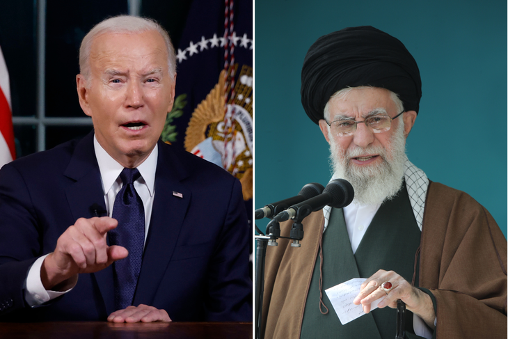 Tổng thống Mỹ Joe Biden (trái) và Lãnh tụ tối cao Ali Khamenei của Iran - Ảnh: NEWSWEEK/GETTY IMAGES