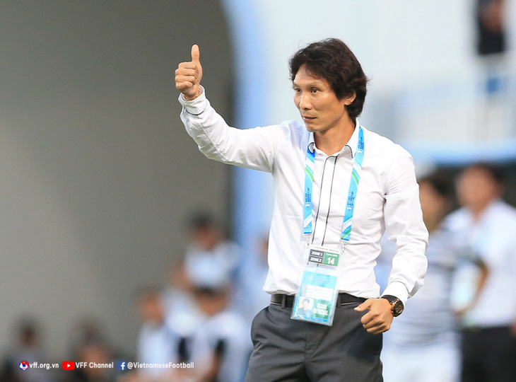 HLV Gong Oh Kyun tại VCK U23 châu Á 2022 - Ảnh: VFF