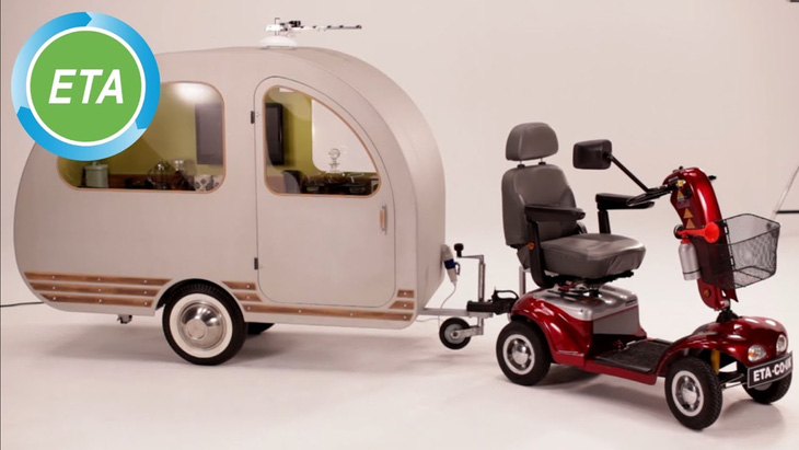 Nhà di động nhỏ nhất thế giới: Kéo bằng xe máy, xe đạp, có tiện nghi như mobihome cỡ lớn - Ảnh 7.