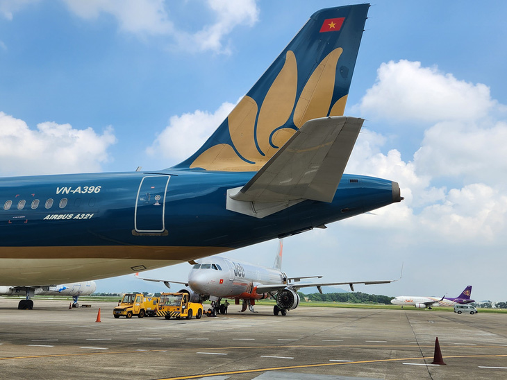 Quý 3 năm 2023 Vietnam Airlines Group khai thác gần 40.000 chuyến bay, doanh thu đạt gần 1 tỉ USD - Ảnh: TUẤN PHÙNG