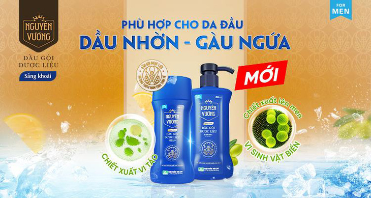 Nguyên Vương Sảng Khoái - dầu gội dược liệu cho nam - Ảnh 2.