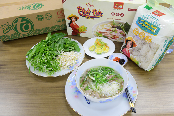 Bình Tây Food muốn giới thiệu đến người tiêu dùng quốc tế một thương hiệu phở mới của Việt Nam: Phở Ta - Ảnh: QUANG ĐỊNH