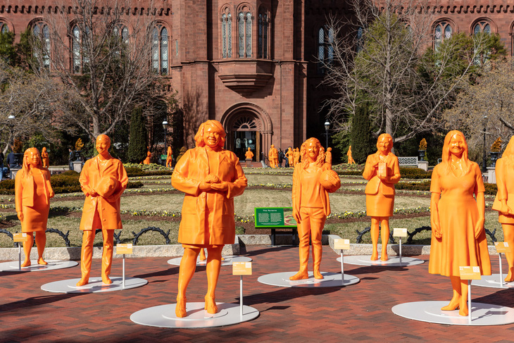 Các bức tượng in 3D đặc biệt được trưng bày tại Lễ hội khoa học Cambridge - Ảnh: MIT