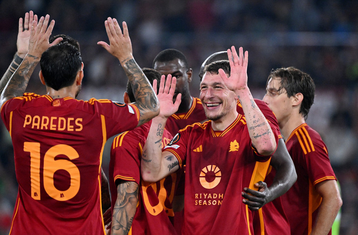 AS Roma thắng Servette tại Europa League - Ảnh: REUTERS