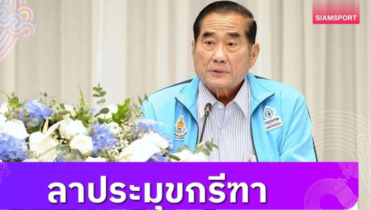 Chủ tịch Liên đoàn Điền kinh Thái Lan Sant Sarutanond từ chức sau thất bại tại Asiad 19 - Ảnh: SIAM