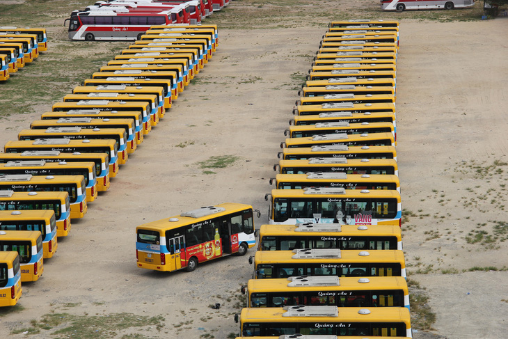 Chi nhánh II - Công ty CP Công nghiệp Quảng An I tại Đà Nẵng, đơn vị vận hành xe buýt ở Đà Nẵng chậm đóng bảo hiểm lên đến hơn 11 tỉ đồng - Ảnh: TR.TRUNG