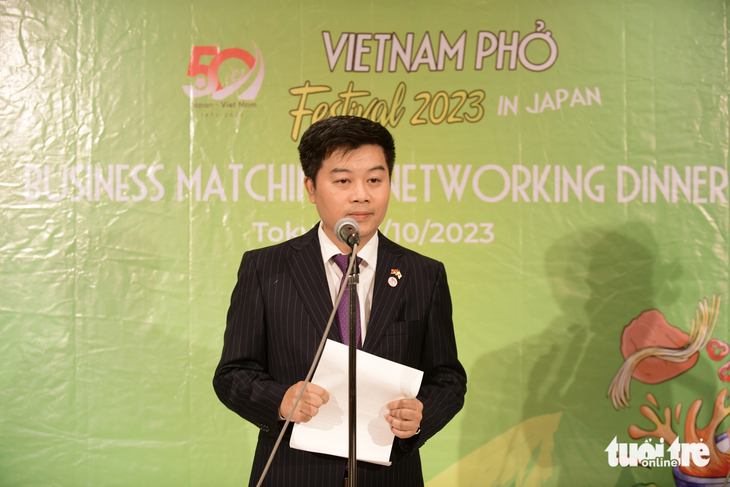 Ông Nguyễn Đức Minh - phó đại sứ, Đại sứ quán Việt Nam tại Nhật Bản - cho biết các doanh nghiệp Nhật Bản tham gia buổi kết nối rất quan tâm đến lĩnh vực thương mại, bán lẻ và muốn mở rộng thị trường Việt Nam.