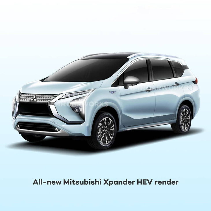 Tuy nhiên, Xpander cũng là một khả năng khác, dù có thể chỉ dưới dạng concept. Mitsubishi XPander HEV đã được lên kế hoạch giới thiệu trong năm nay, thì bản BEV (thuần điện) cũng rất hứa hẹn - Ảnh phác họa: rafimuamar40/Instagram